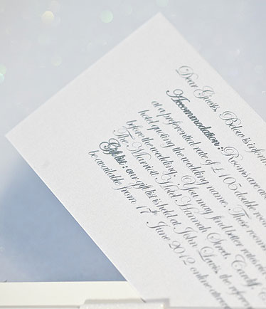 Jewel Wedding Invitation